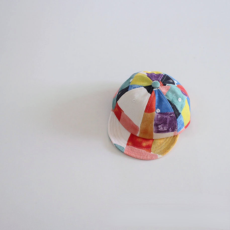 Wholesale Cotton Graffiti Geometric Fisherman Hat